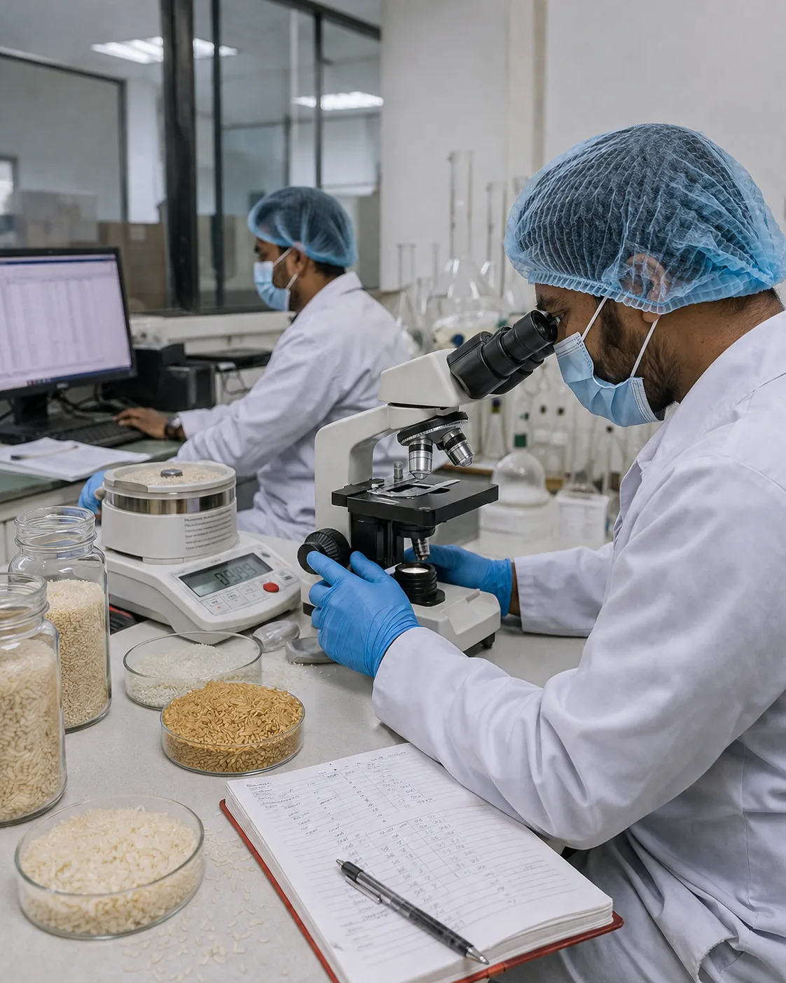 Food quality laboratory inspection